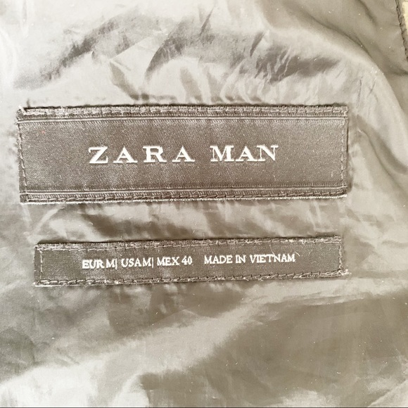 Zara Man Light Bomber Camo Print Jacket - Picture 9 of 13